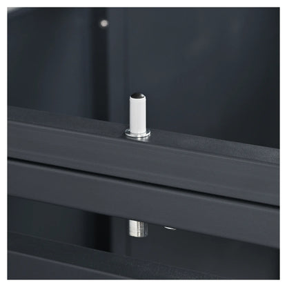 Arretierstift Mülltonnenbox – Türsicherung Detail